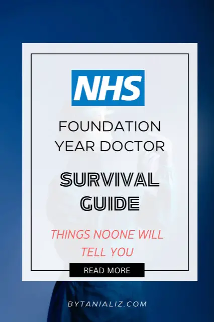 tips for foundation year NHS doctors