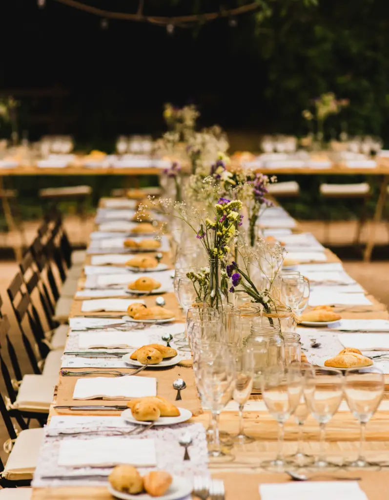 wedding table decorations