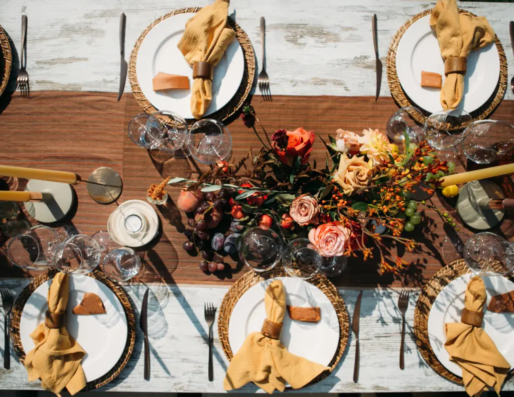 wedding table decorations