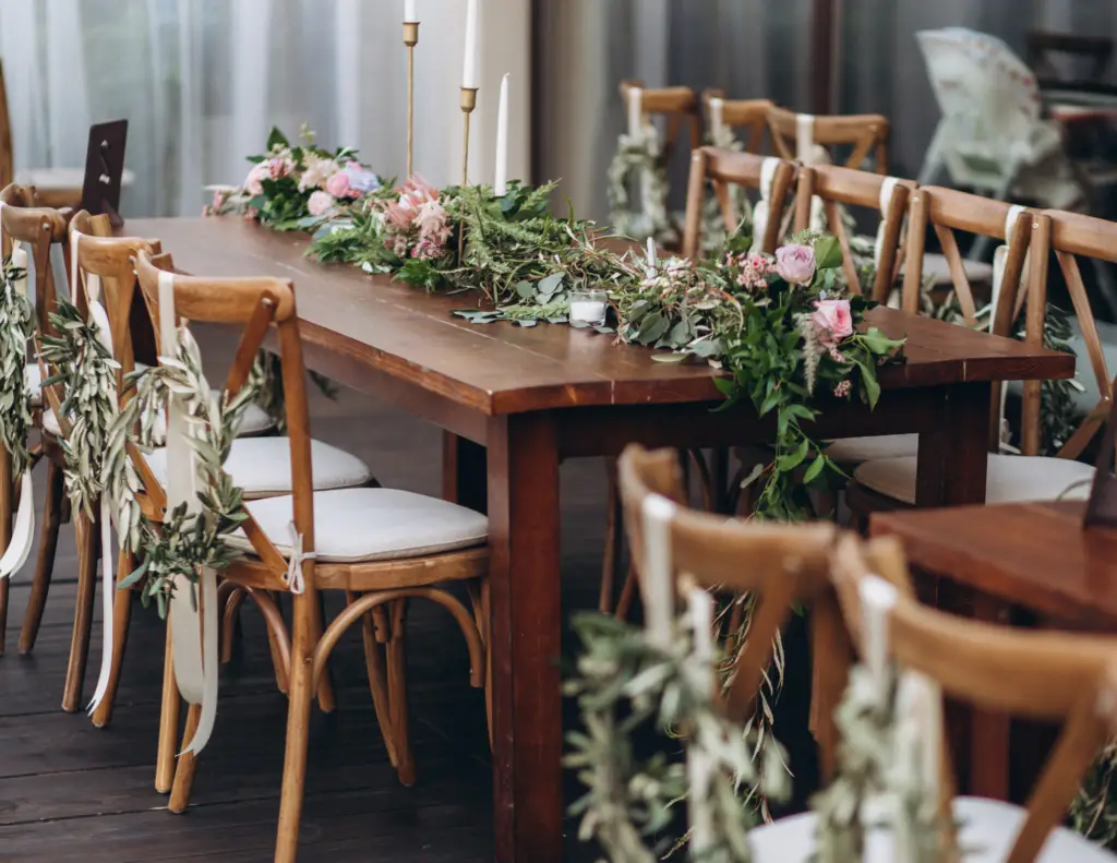 wedding table decorations